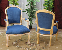 Fauteuil Cabriolet de Style Louis XV